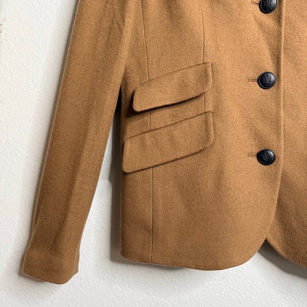 Rag & Bone Slade Wool Blazer 100% wool tailored Japanese Wool jacket Camel - Picture 5 of 13